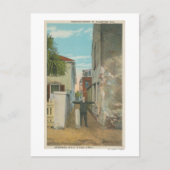 St. Augustine, FL – 財務通りの表示 ポストカード (正面)