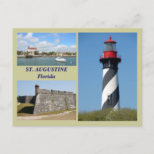 St' Augustine, Floridaはがき ポストカード (正面)
