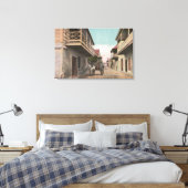 St. Augustine, Florida – シャーロット・セントの眺め キャンバスプリント (インサイチュ (寝室))