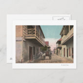 St. Augustine, Florida – シャーロット・セントの眺め ポストカード (正面/裏面)