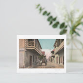 St. Augustine, Florida – シャーロット・セントの眺め ポストカード (スタンド正面)