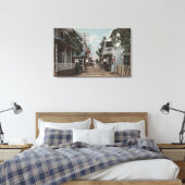 St. Augustine, Florida – セントジョージ・セント2の眺め キャンバスプリント (インサイチュ (寝室))