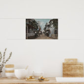 St. Augustine, Florida – セントジョージ・セント2の眺め ポスター (キッチン)