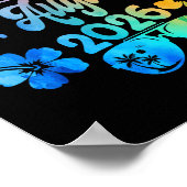 St. Augustine Florida 2026 Vacation Tie Dye Summer ポスター (角)