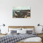 St. Augustine, Florida - Aerial of Ft.茉莉音 キャンバスプリント (インサイチュ (寝室))