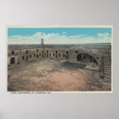 St. Augustine, Florida - Bird's Eye of Ft.万理生 ポスター (正面)