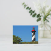 St. Augustine, Florida Business Cardの見解 名刺 (スタンド正面)