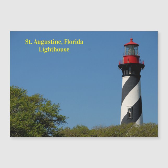 St. Augustine, Florida lighthouse magnetiic card (正面)