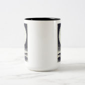 St. Augustine Florida Lighthouse Moon ツートーンマグカップ (中央)