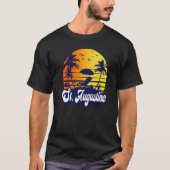 St. Augustine Florida Sunset Beach Retro Premium Tシャツ (正面)