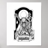 St. Augustine of Hippo 8" x 10"プリント ポスター (正面)