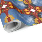 St Barachiel Archangel's Cloudy Dragons ラッピングペーパー (ロールコーナー)