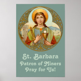 St. Barbara (BK 001) 11"x16.5"ポスター1 ポスター