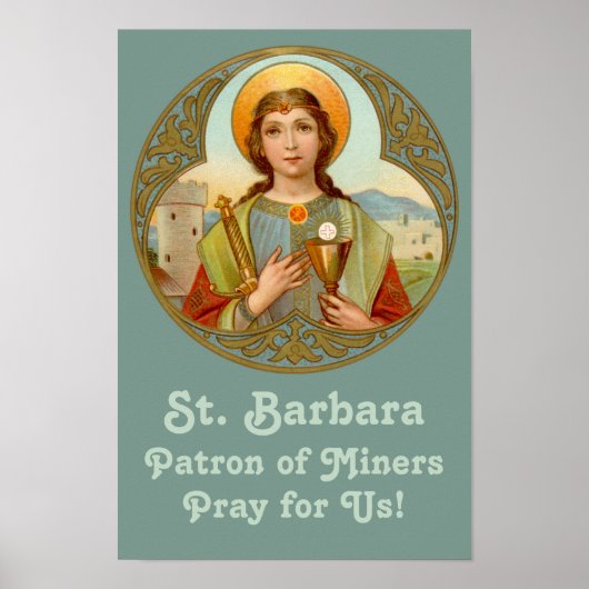 St. Barbara (BK 001) 11"x16.5"ポスター1 ポスター (正面)