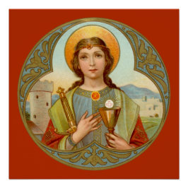 St. Barbara (BK 001) 20"x20"ポスター3 ポスター