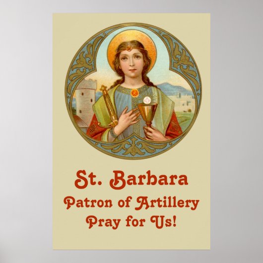 St. Barbara (BK 001) 24"x36"ポスター2 ポスター (正面)