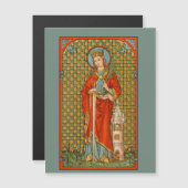 St. Barbara (JP 01) 4.25"x5.6"磁気はがき (正面/裏面)