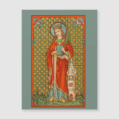 St. Barbara (JP 01) 4.25"x5.6"磁気はがき (正面)