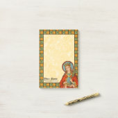 St. Barbara (JP 01) 4"x6" ポストイット (デスク上)
