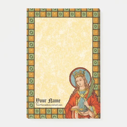 St. Barbara (JP 01) 4"x6" ポストイット (正面)