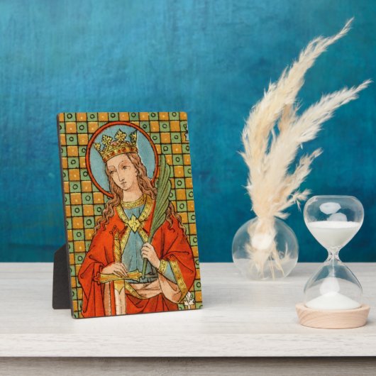 St. Barbara (JP 01) 5"x7" フォトプラーク (側面)