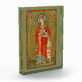 St. Barbara (JP 01) Vertical Paperweight or フォトブロック (左)