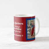 St. Barbara with Artillery (M 007)コーヒーマグ2 コーヒーマグカップ (正面右)