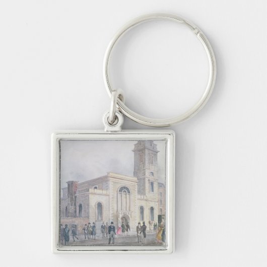 St Bartholomewの教会の眺め キーホルダー (正面)