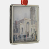 St Bartholomewの教会の眺め メタルオーナメント (右)