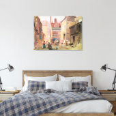 St. Bartholomew Close, Smithfield, London, 1850 (w キャンバスプリント (インサイチュ (寝室))