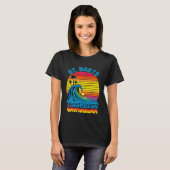 St Barts Caribbean Retro Throwback Surf & Beach So Tシャツ (正面フル)