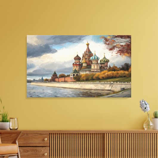 St. Basil's Cathedral Canvas Art Print キャンバスプリント (インサイチュ (リビング))
