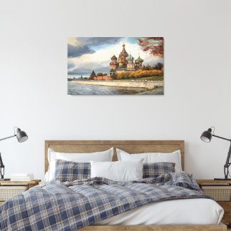 St. Basil's Cathedral Canvas Art Print キャンバスプリント