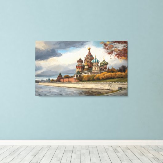 St. Basil's Cathedral Canvas Art Print キャンバスプリント (インサイチュ (ウッドフロア))