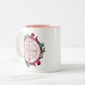 St.Benedictメダルマグ ツートーンマグカップ (正面左)