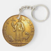 St Benedict medal Keychain キーホルダー (裏面)