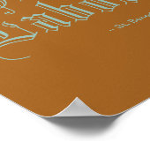 St. Benedict of Nursia （JM 07；ラテン・モットー） ポスター (角)