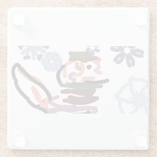 st bernard ガラスコースター (裏面)