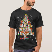St Bernard Christmas Tree Funny St Bernard Gifts Tシャツ (正面)