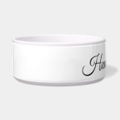 St. Bernard Dog Line Art personalized bowl ボウル (左)