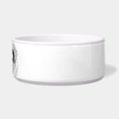 St. Bernard Dog Line Art personalized bowl ボウル (右)