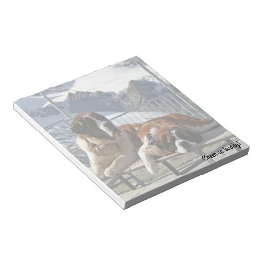 St-bernard posing – メモ帳 (アングル)