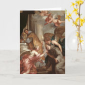 St Bonaventureの聖餐 カード (黄色い花)