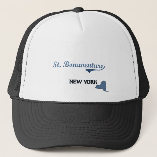 St Bonaventureニューヨークシティのクラシック キャップ (正面)