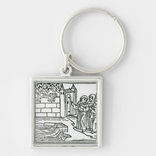 「St. Brendanの旅行からのイラストレーション キーホルダー (正面)