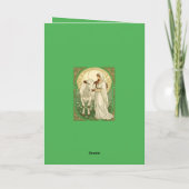 St Brigid and White Cow カード (裏面)