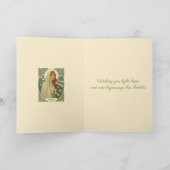 St Brigid Art Nouveau Illustration カード (内部)