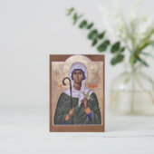 St. Brigid (Bridget) of Ireland Prayer Card プレイスカード (スタンド正面)