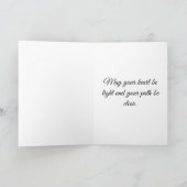 St Brigid Cross Green Rushes Crocus Imbolc Art カード (内部)