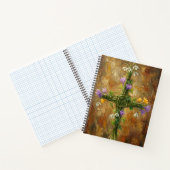 St Brigid Cross Green Rushes Crocus Imbolc Art ノートブック (内部)